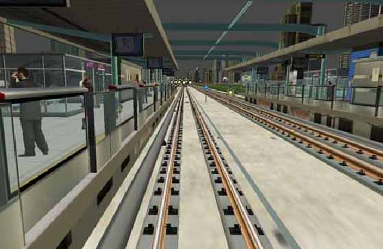 列车三维虚拟驾驶/Unity3D开发