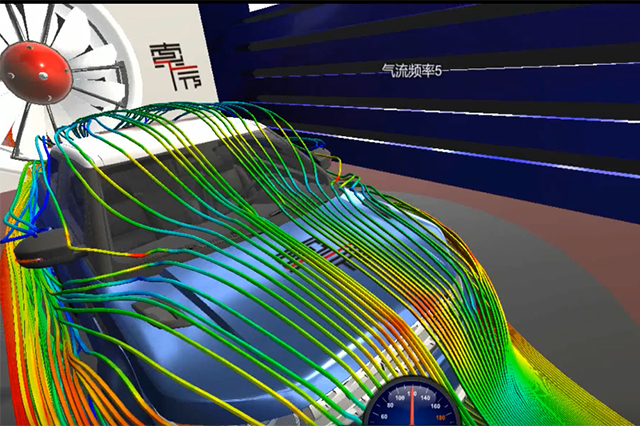 汽车空气动力学VR互动软件开发